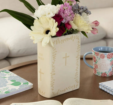 "The Word" Large Book Vase
