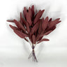Direct Export Eucalyptus Bundle Burgundy 15" - Uncategorized Silk