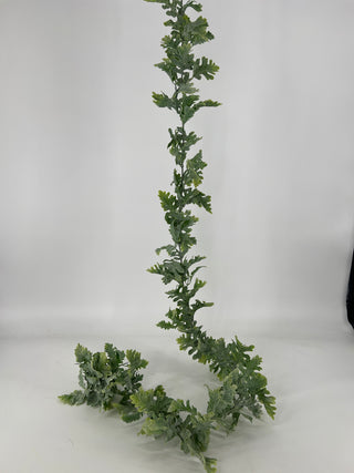 Swan Fern Garland 6"