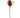Vickerman Red Banksia Flower Stem 12" - Uncategorized Silk