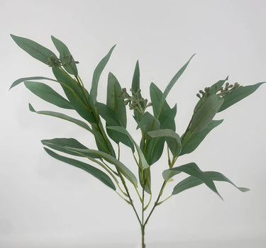 Supreme Long Eucalyptus Spray Green - Artificial Non-Flowering Plants Silk