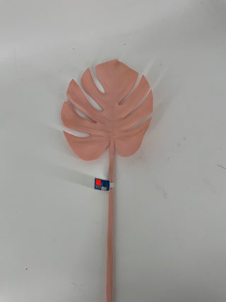 Monstera Leaf Spray Blush 29"