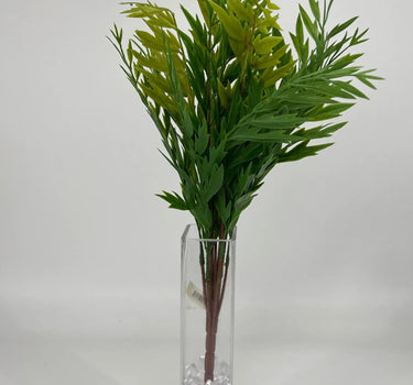 Select Saw Fern Bush Green 18.5" - Uncategorized Silk