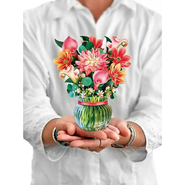 FreshCut Paper LLC Mini Dear Dahlia Pop-Up Greeting Card - Greeting Cards Merchandise