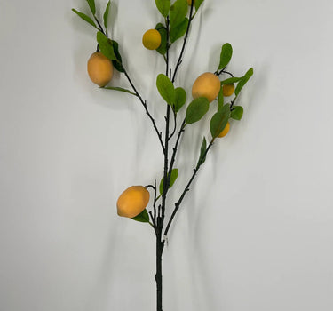 AmBest Lemon Spray Yellow 40" - Artificial Non-Flowering Plants Silk