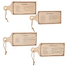 Raz Holiday Recipe Cutting Boards set of 4 assorted 17-inch wooden boards with recipe prints and twine hangers