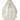 Pearl Embellished Ornament pair, white glass with gold glitter beaded lines and pearl accents, Raz brand, 4-inch