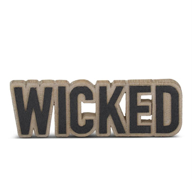 WICKED Cutout Tabletop Sign 8.75"