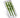 RAZ Green Finial Ornament (Box of 3) 3 Asst 11" - Holiday Ornaments Merchandise