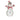 Raz lighted snowman with silver swirling glitter, 12-inch holiday figurine with red scarf