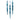 RAZ Blue Finial Ornament (Box of 3) 3 Asst 11" - Holiday Ornaments Merchandise