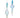 RAZ Pearlescent Blue Finial Ornament (2 Asst) 11.75" - Holiday Ornaments Merchandise