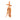Iced Orange Slice Ornament by Raz, 5.5-inch hanging decoration with dried orange slices and orange ribbon