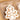 Mini Gingerbread Ornament set (6 assorted, 2-inch) by Raz with white icing on brown cookies in a cardboard tray