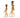 Raz Antler Candle Holders, two sizes (9.5–12 in), natural ivory antlers with brown textured tops