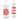 Candy ornament set by Raz, two large red-and-white holiday ornaments with white wrappers