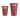 Plaid Christmas metal buckets with a gold Merry Christmas plaque; red, green, and gold, two sizes