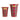 Plaid Christmas metal buckets with a gold Merry Christmas plaque; red, green, and gold, two sizes