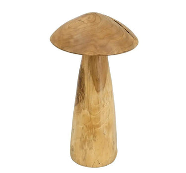 A&B Teak Mushroom Décor 15.5" - Large - Figurines Merchandise
