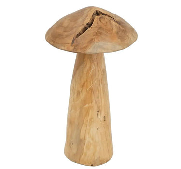 A&B Teak Mushroom Décor 15.5" - Large - Figurines Merchandise
