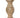 Light Brown Wood Candle Holder Small 4"x4"x6.5"