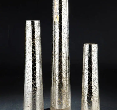 Diamond Star Mercury Glass Votive Candle Holder Small 11" - Candle Holders Merchandise