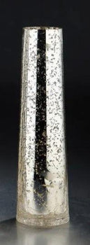 Diamond Star Mercury Glass Votive Candle Holder Small 11" - Candle Holders Merchandise