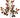 Greenhouse International Apple Leaf Spray Autumn Colors 23"L - Uncategorized Silk