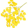 Greenhouse International Aspen Cottonwood Leaf Spray Yellow 27" - Uncategorized Silk