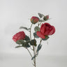 Supreme Rose Spray Red 28" - Artificial Flowering Plants Silk