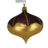 Direct Export Onion Ornament Plum-Gold 4" - Holiday Ornaments Merchandise