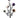 Liberty Floral Eyeballs Curly Pick 16" - Seasonal & Holiday Decorations Silk