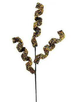 Liberty Floral Curly Spray 28" - Artificial Non-Flowering Plants Silk