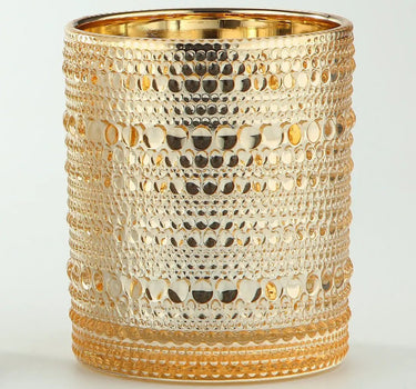 Diamond Star Gold Mercury Vase 3.5"D x 4.5"H - Vases Merchandise