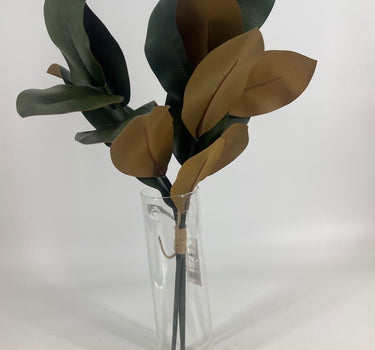 Magnolia Leaf Bundle x3 Green 21"