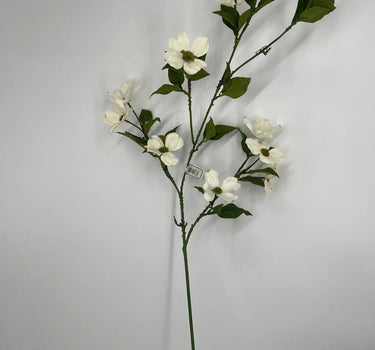 Supreme Dogwood Spray White 40" - Uncategorized Silk