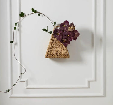 Woven Wall Basket Small 7.5" x 3.5" x 10"