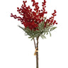 Select Mimosa Bundle x3 Red 15" - Artificial Flowering Plants Silk