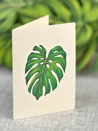 Monstera Pop-Up Greeting Card
