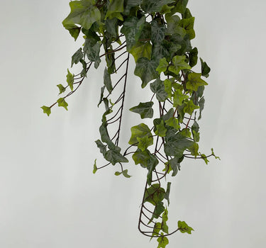 Le Fleur Ivy Hanging Bush Frost Green 28" - Uncategorized Silk