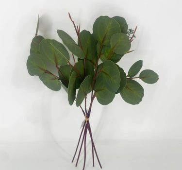 Supreme Eucalyptus Bundle 13" Green - Artificial Non-Flowering Plants Silk