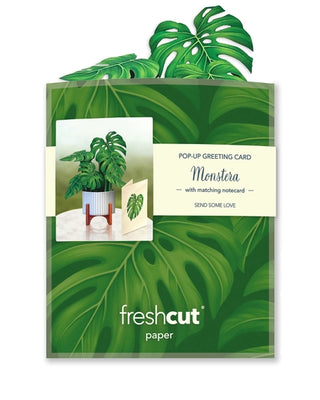 Mini Monstera Pop-Up Greeting Card