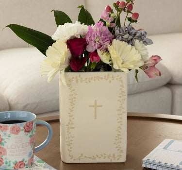 "The Word" Large Book Vase