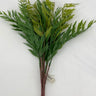 Select Saw Fern Bush Green 18.5" - Uncategorized Silk