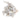 Decorative Polyresin Angelfish Sculpture with White Coral Reef Design 11 " x 6.5" x 10"