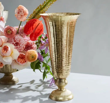 Lita Gold Vase 8" x 16.5"