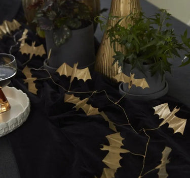 Winged Bat Garland 72"