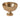 Accent Decor Gold Scallop Compote Container 5.75" x 4.5" - Decorative Bowls Merchandise