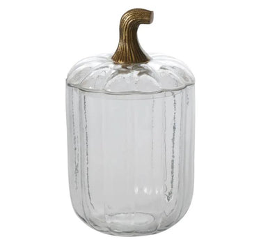 Accent Decor Translucent Pumpkin Terrarium 5" x 8.5" - Decorative Jars Merchandise