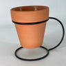 UCI Terracotta Hanging Planter on Stand (Stand 5.25"H x 6"D) (Pot 4"H x 4"D) - Pots & Planters Merchandise